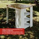 Bancada Cozinha Gourmet Ditália 3 Prateleiras Cd-1022