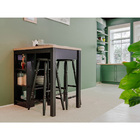 Bancada Cozinha Gourmet Ditália Com 2 Banquetas Cd-1022