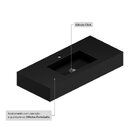 Bancada Cuba Esculpida De Porcelanato Para Banheiro Alto Padr