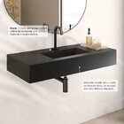 Bancada Cuba Esculpida De Porcelanato Para Banheiro Alto Padr