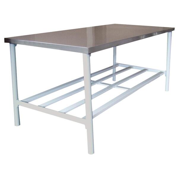 Bancada De Apoio Tampo Inox  1,40m X 0,60m Ba 1400/600 - Meta