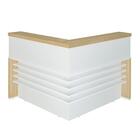 Bancada De Atendimento Kingston Carvalho Branco