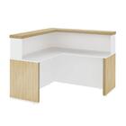 Bancada De Atendimento Kingston Carvalho Branco