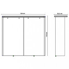 Bancada De Cozinha 120cm Manhattan Herval