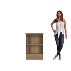 Bancada De Cozinha 135x85,5cm Laura Delmarco Móveis Mel/preto