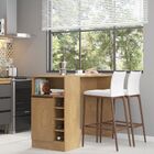 Bancada De Cozinha 1 Porta 6 Prateleiras Carvalho Dakar - Mov