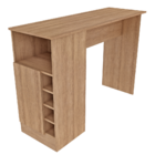 Bancada De Cozinha 1 Porta Com Adega Mel - Fellici