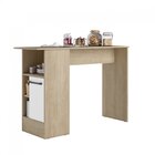 Bancada De Cozinha 1 Porta Paola Delmarco Móveis Pátina/branc