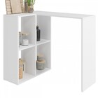 Bancada De Cozinha 4 Nichos Branco Bmu 142 - Brv Móveis