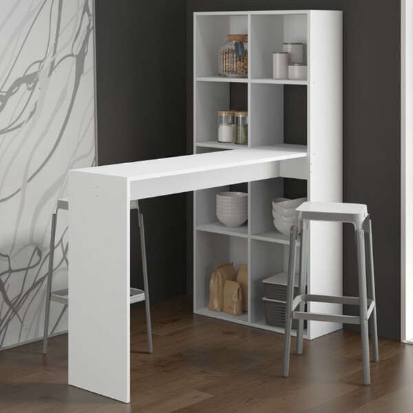 Bancada De Cozinha 8 Nichos Branco 735 - Soluzione