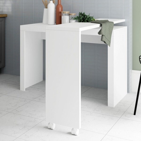 Bancada De Cozinha Giratória Branco - Pnr Móveis