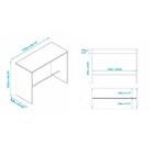 Bancada De Cozinha Multimóveis Cr20057 Branca