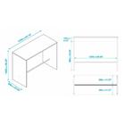 Bancada De Cozinha Multimóveis Cr20057 Castanho