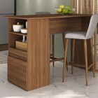 Bancada De Cozinha Nogal - Hecol Móveis