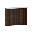 Bancada de Cozinha Para Ilha Com Tampo 120cm Luna Luciane Móv