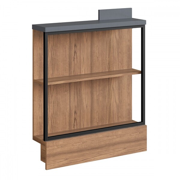 Bancada De Cozinha Ten 1 Prateleira Ph3070 Freijo/grafito - É