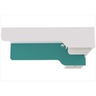 Bancada De Estudo Agáve - Colibri - Branco Neve / Azul Acqua