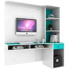 Bancada De Estudo Agáve - Colibri - Branco Neve / Azul Acqua