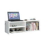 Bancada De Estudo Suspensa Branco Em Mdf