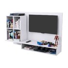 Bancada De Estudo Suspensa Com Painel Para Tv Até 37 Polegada