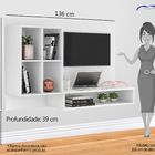 Bancada De Estudo Suspensa Com Painel Para Tv Até 37 Polegada