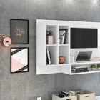 Bancada De Estudo Suspensa Com Painel Para Tv Até 37 Polegada