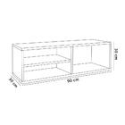 Bancada De Estudo Suspensa Madeirado Em Mdf