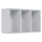 Bancada De Estudos Suspensa Branco Fosco Tauari Nobre