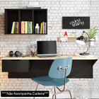 Bancada De Estudos Suspensa Tech Preto Fosco