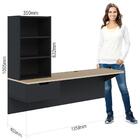 Bancada De Estudos Suspensa Tech Preto Fosco