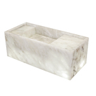 Bancada de Banheiro Pedra com Cuba Esculpida Onix 35x80cm Vegas Calacata Bongut