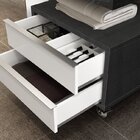 Bancada De Porcelanato Com Cuba Para Banheiro Com Gaveteiro A