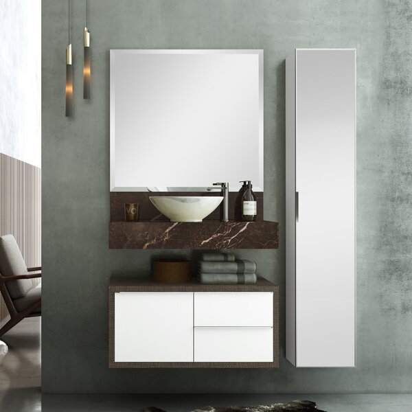 Bancada De Porcelanato Para Banheiro Com Cuba De Apoio Gabine