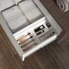 Bancada De Porcelanato Para Banheiro Com Cuba De Apoio Gavete