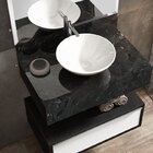 Bancada De Porcelanato Para Banheiro Com Cuba De Apoio Pratel