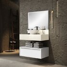 Bancada De Porcelanato Para Banheiro Com Cuba Embutida Gabine