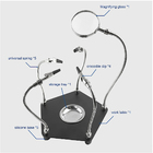 Bancada De Reparo De Solda De Placa Com Lupa 3 X 4 Garras Jac