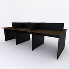 Bancada De Trabalho 6 Lugares 270x120cm Acácia Volcano Com Pr