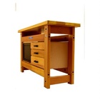 Bancada De Trabalho Milano Hd 1500 - Apd3g - Madeira Maciça -