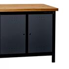 Bancada De Trabalho Profissional Fechada 2,00mts Dark 91523