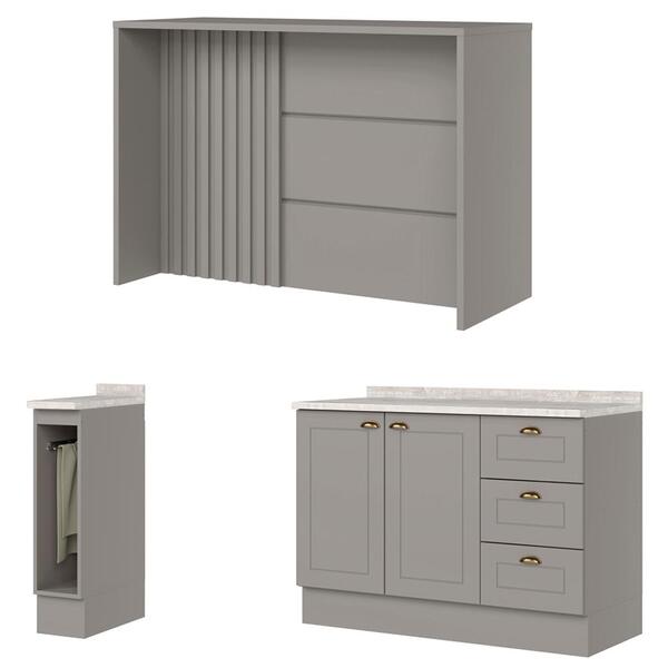 Bancada E Balcao Gourmet 146 Cm Ce817 Americana Henn