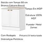 Bancada E Balcao Gourmet 146 Cm Ce818 Americana Henn
