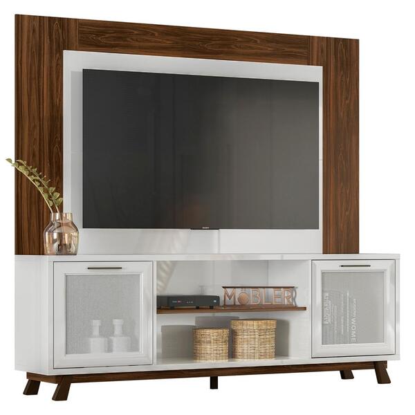 Bancada E Painel Tv 75 Geniss 180 Cm Mbl