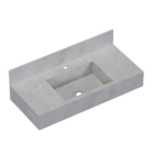 Bancada em Porcelanato Napoles 100x45cm Cinza Cozimax