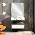 Bancada Em Porcelanato 60cm Max Para Cuba De Apoio