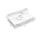 Bancada Em Porcelanato 60cm Para Cuba De Apoio Pró  Lavatórios