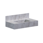 Bancada em Porcelanato Napoles 83x45cm Cinza Cozimax