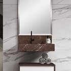 Bancada Em Porcelanato Para Banheiro 60cm Pró Com Cuba Esculp