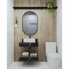 Bancada Em Porcelanato Para Banheiro Completo Alto Padrao 60c