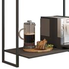 Bancada Escrivaninha Suspensa Estilo Industrial 134575 Preto